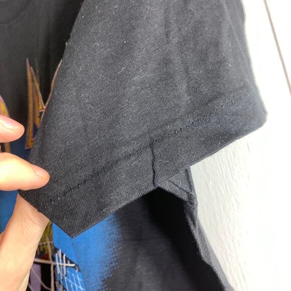 1983 DEF LEPPARD Pyromania Rock Till We Drop Tour single stitch tee shirt LARGE - Picture 5 of 7